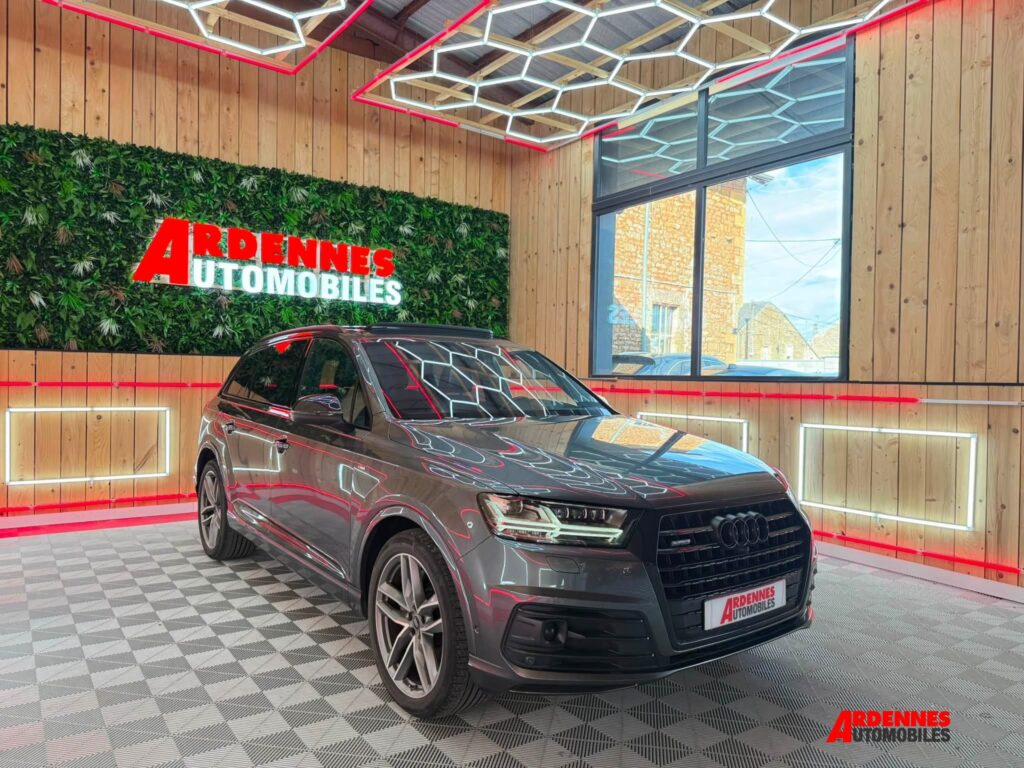 Audi Q7 50 TDI 286ch S line quattro tiptronic 7 places d'occasion – Ardennes Automobiles, Ardennes