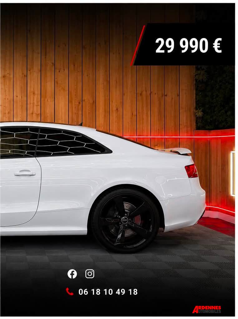 Audi RS5 4.2 V8 FSI 450ch quattro S tronic 7 d'occasion – Ardennes Automobiles, Ardennes